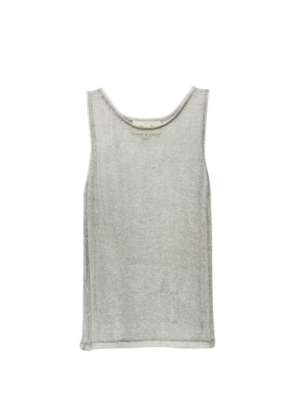 Silver Metallic (Chainmail effect) Tank Top